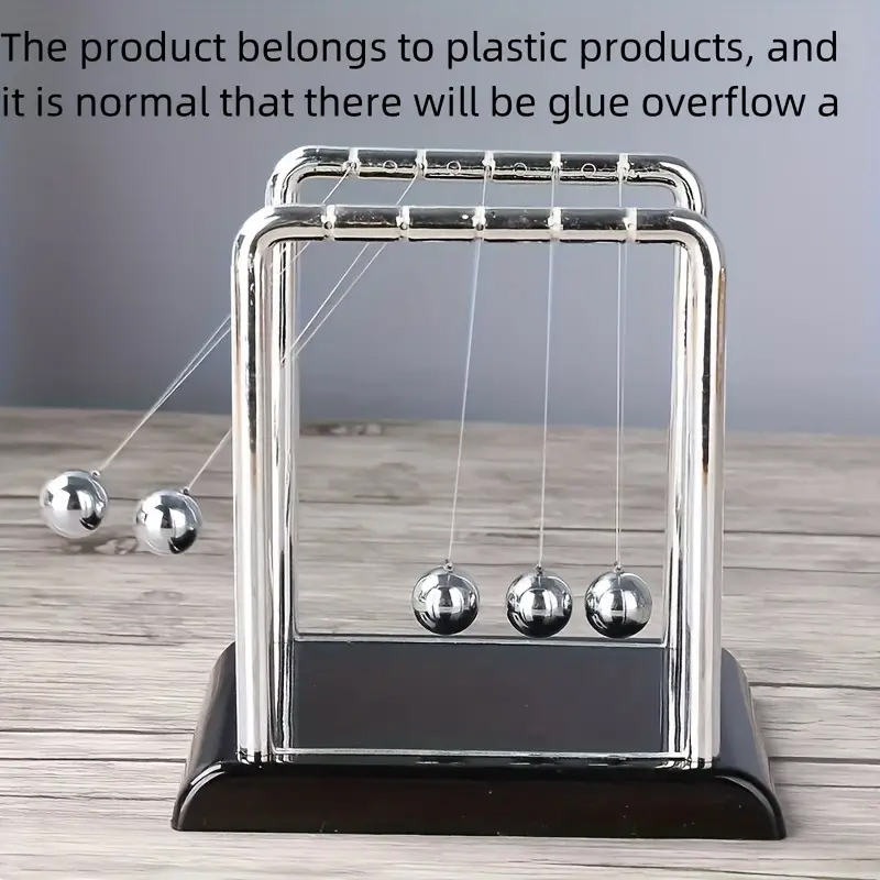 Sfere di equilibrio a pendolo di Newton: elegante arredamento da scrivania e giocattolo dinamico educativo per ufficio e casa