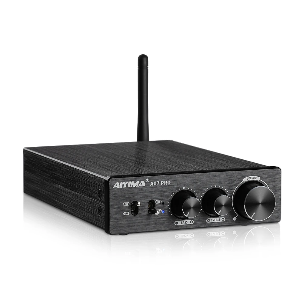 AIYIMA TPA3255 amplificador de potencia doméstico Bluetooth A07 PRO amplificador de Audio 2,0 amplificadores de altavoz estéreo HiFi 300Wx2 Clase D Amp