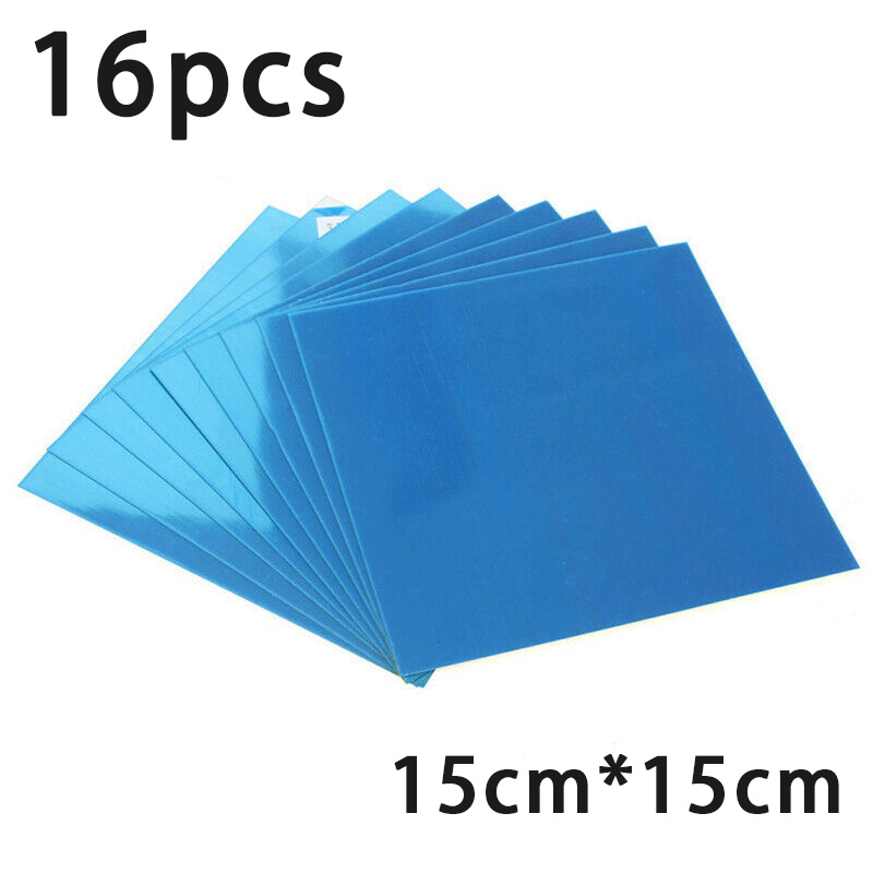 16PC 15 ซม.กระจกสติ๊กเกอร์ติดผนัง Self-กาวกระเบื้องอะคริลิคโมเสครูปลอกภาพจิตรกรรมฝาผนังครอบคลุมสําหรับห้องนอนในครัวเรือน DIY ตกแต่ง