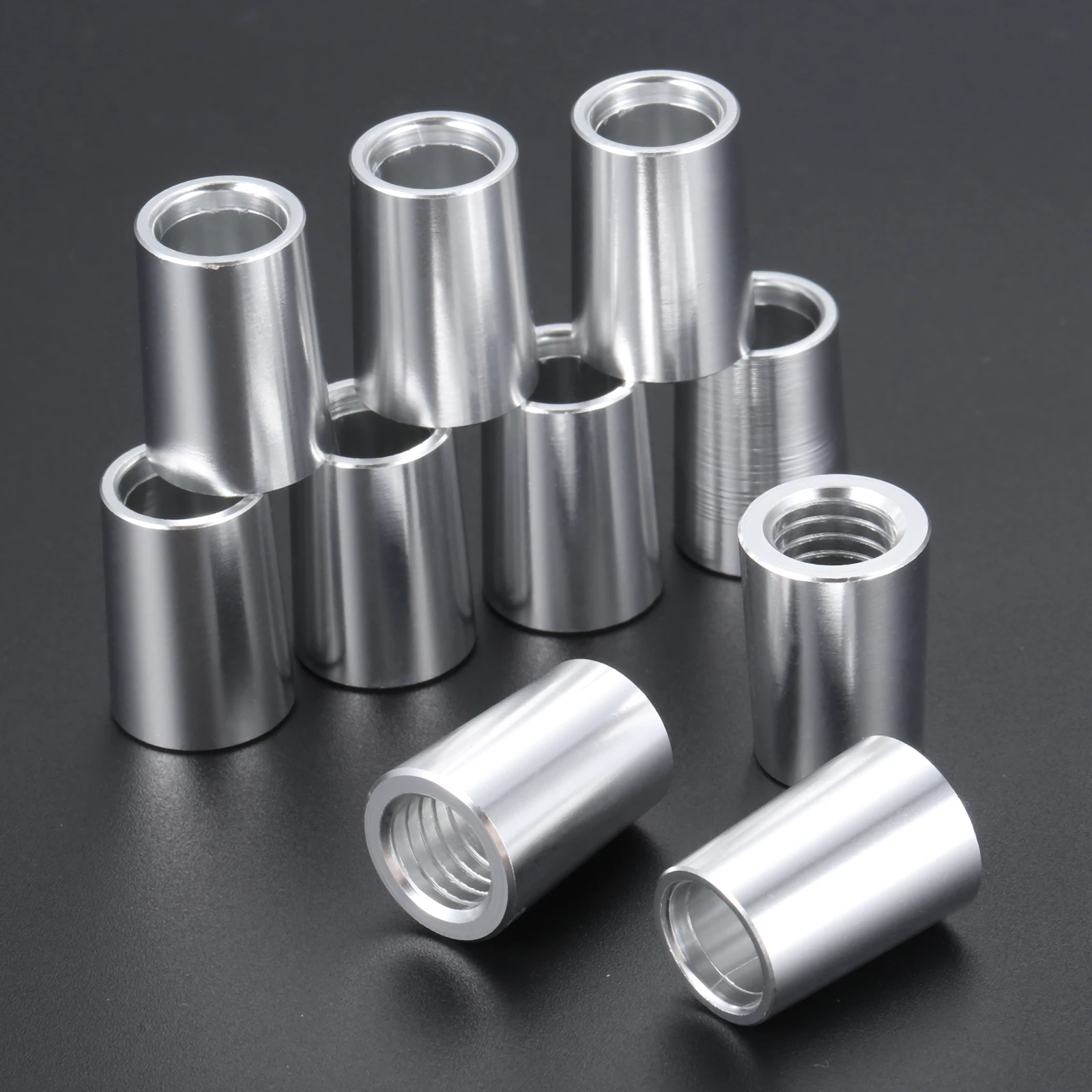 10Pcs อะลูมินัมอัลลอยกอล์ฟ Ferrules สำหรับ0.335,0.350,0.370เคล็ดลับเตารีดตัวต่อท่อ Ferrules Club เพลา Ball แหวนเชื่อมต่อ