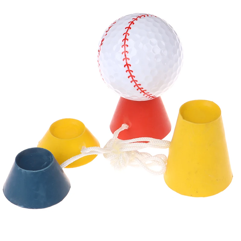 1Set Golf 4-In-1Tees Altreggi Diversi Gomma Inverno Golf Tees Driver Home Range Ball Training Pratica Sport all'aria aperta Golf Tee