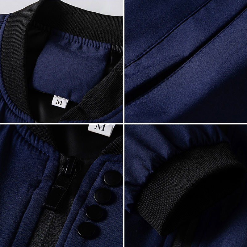 M-4XL Herrenjacke, Herbst, dünn, langärmelig, Baseballuniform, winddicht, Fahrradjacke, solider Reißverschluss, Freizeitjacke