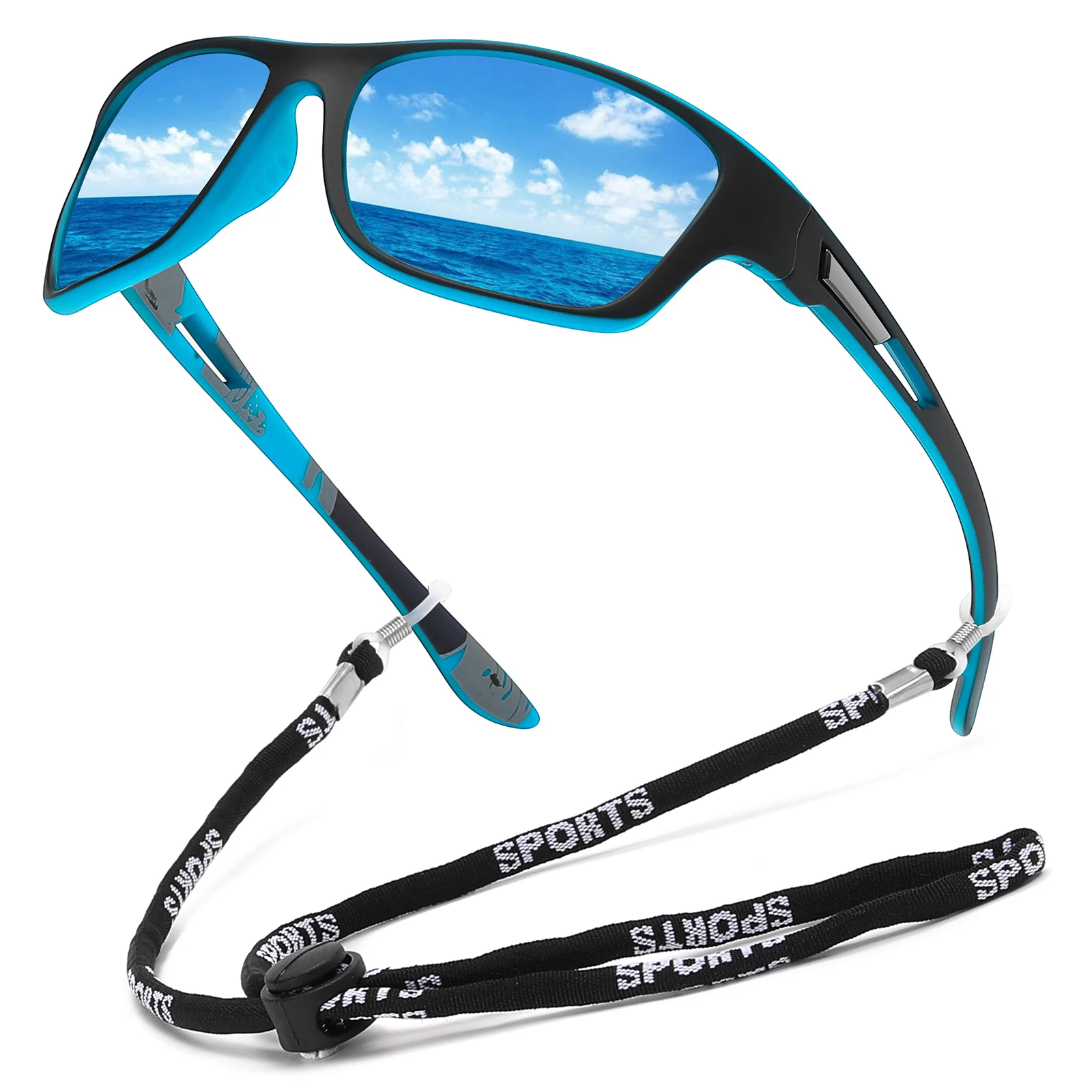Occhiali da pesca polarizzati Uomo Donna Occhiali da guida Occhiali da sole maschili Occhiali da sole da trekking Occhiali da sole da ciclismo Occhiali UV400