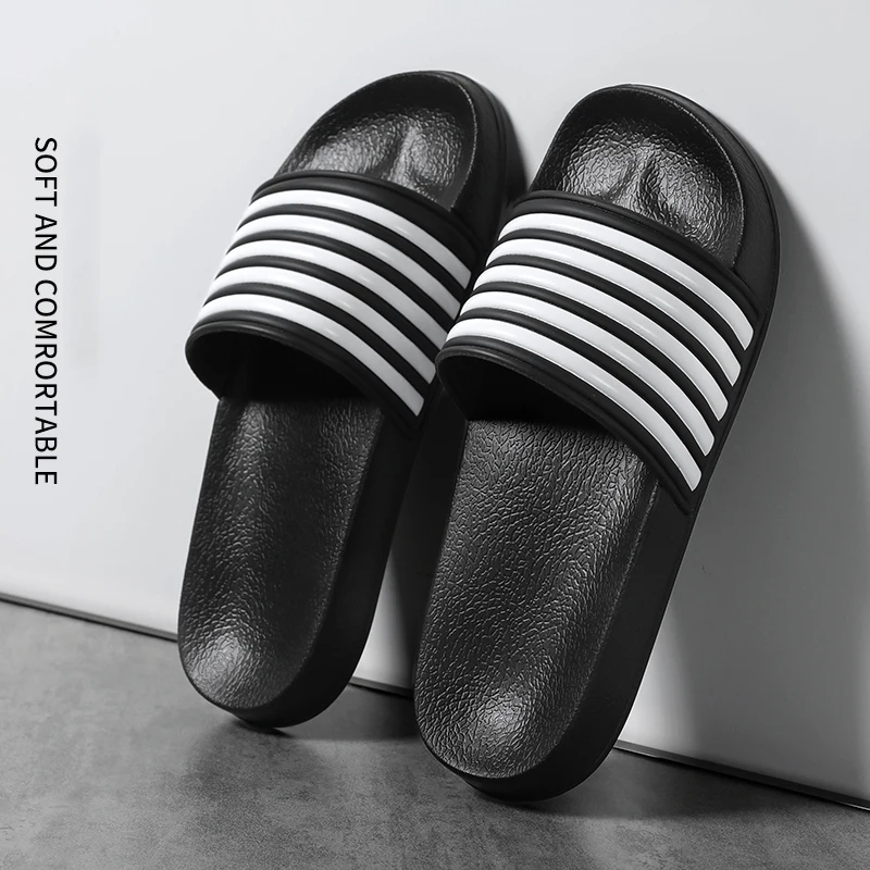 Verão masculino slides homem sapato antiderrapante chinelos casuais ao ar livre indoor eva sandalias praia jardim sandálias Size39-48