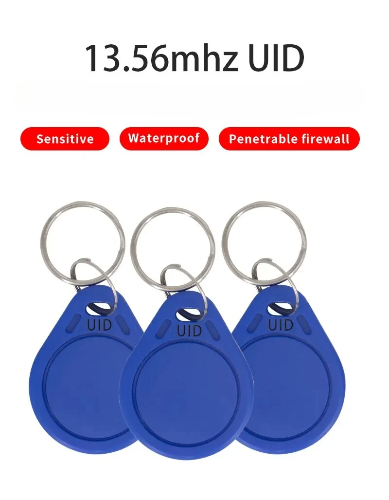 UID 5/10/20 шт. 13,56 МГц RFID сменный смарт-токен для письма многоцветный брелок для копирования запись копия клон застежка бирка для Mif 1k S50