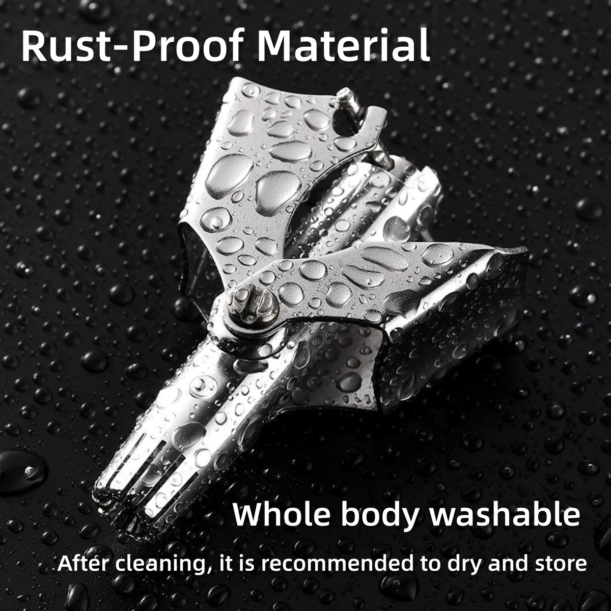 Lisi lavável portátil manual nariz aparador de pêlos para homens e mulheres à prova dwaterproof água aço inoxidável orelha aparador de pêlos com escova de limpeza