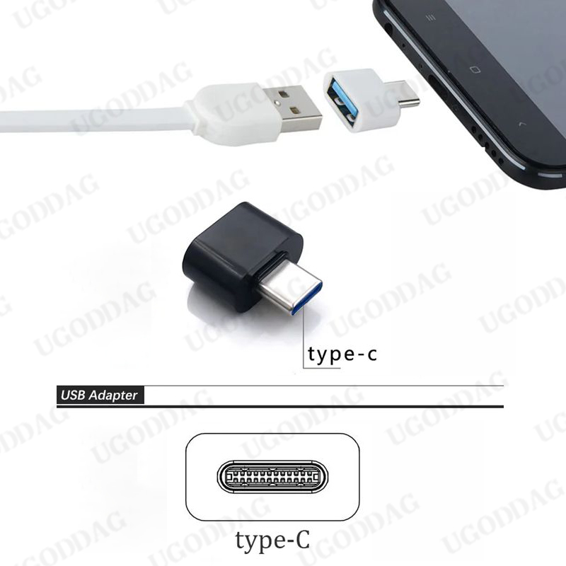 Typec Male To USB-A 2.0 OTG Data transfer Adapter For Samsung Tablet Phone Connector For Xiaomi Redmi Huawei USB-C Converter