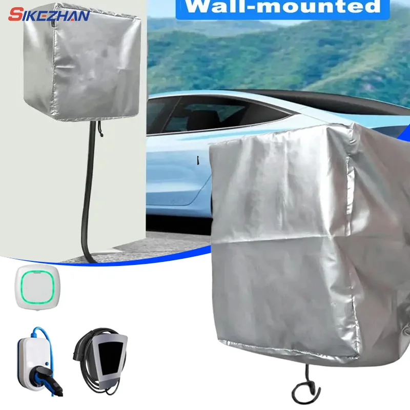 EV-Ladegerät-Stecker-Port-Schutz für Ladestation für Elektroautos, wasserdicht, staubdicht, regenfest, Ladestation für den Außenbereich
