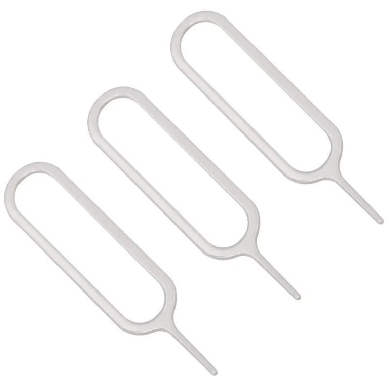 50 1000Pcs Eject Sim Card Tray Open Pin Needle Key Tool Sim Card Tray Pin Eject Tool Universal Cell Phone Sim Cards Accessories