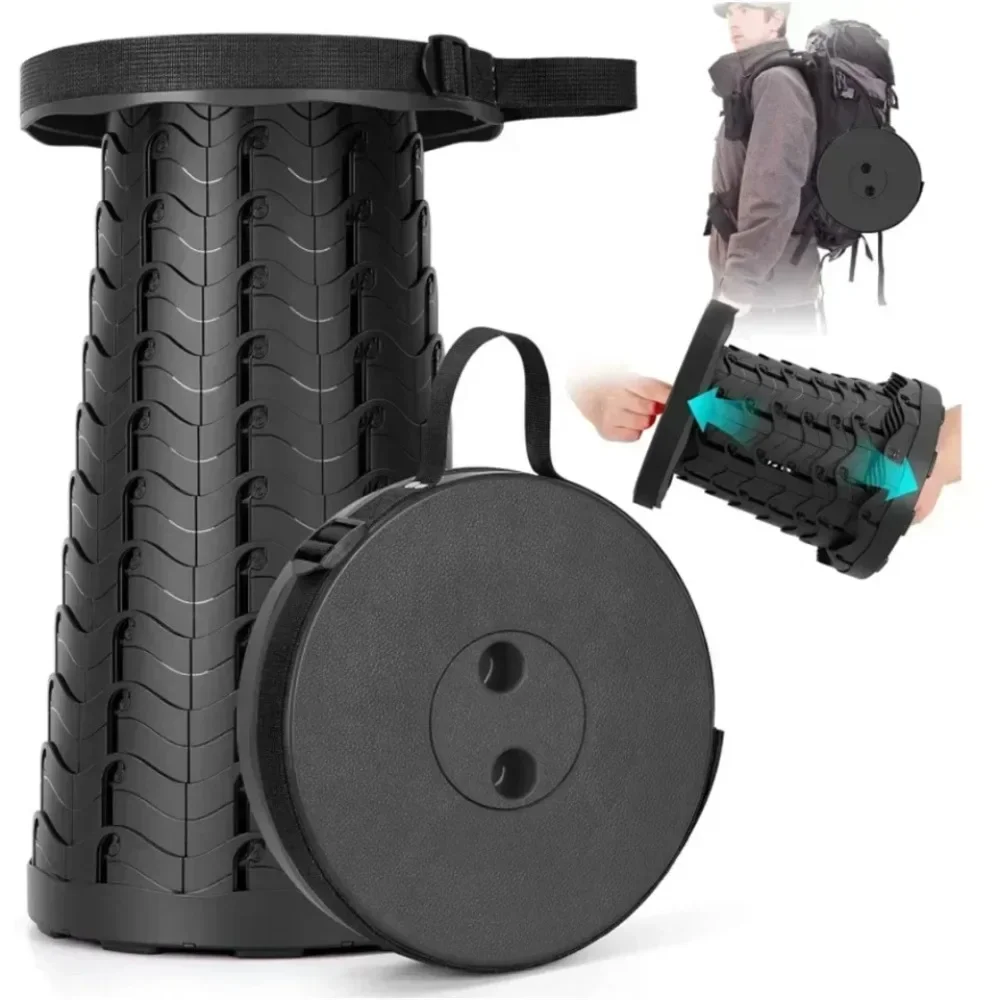 Métro viajando portátil leve dobrável com saco de transporte cadeira de pesca para acampamento ao ar livre pesca durável cadeira ao ar livre