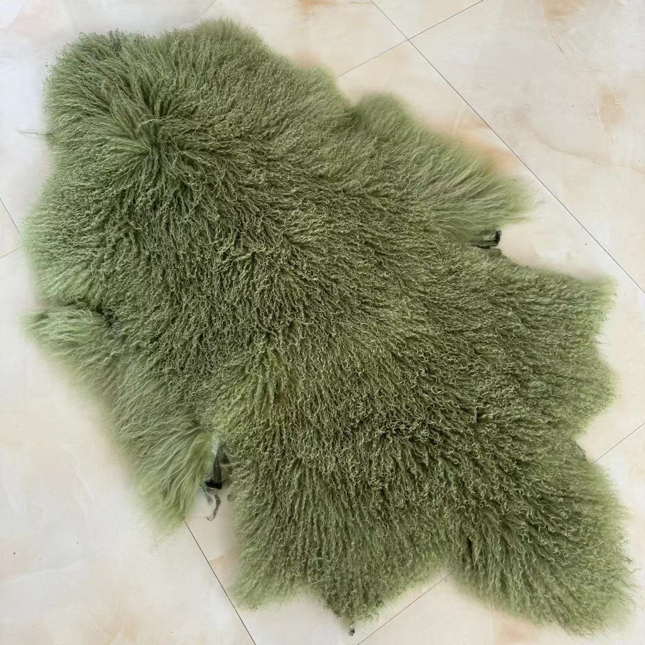 Tibet Lamsbont pelt Echte Mongoolse bonthuid Mongoolse schapenbont pelt