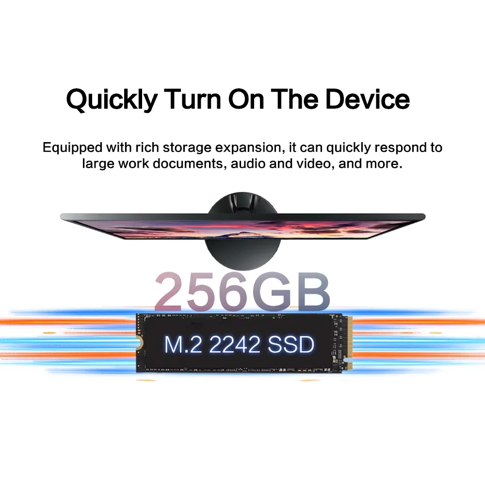 MLLSE G6 Mini komputer Intel 12 olcha jezioro N95 okna 11 DDR5 8GB RAM 256GB ROM WiFi 5 BT4.2 komputer stacjonarny Mini komputer