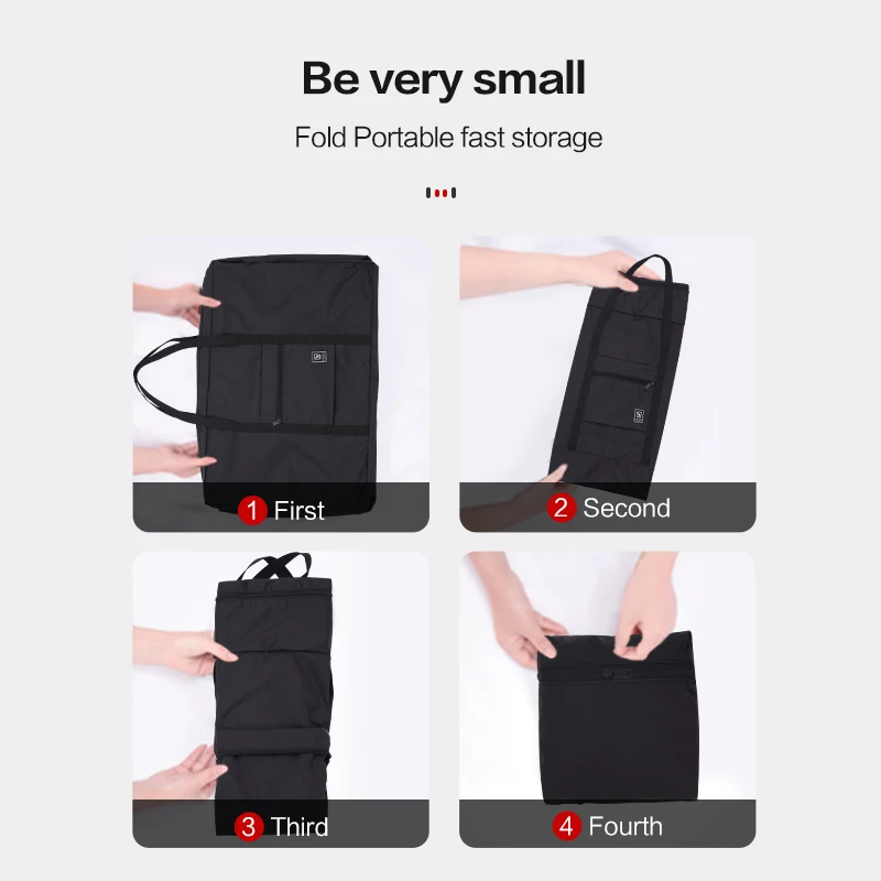 OIWAS กระเป๋าเดินทางแบบพกพาพับ Unisex ความจุขนาดใหญ่ผู้หญิงกระเป๋าเดินทางธุรกิจกันน้ํากระเป๋าถือกระเป๋าเดินทางผู้ชาย