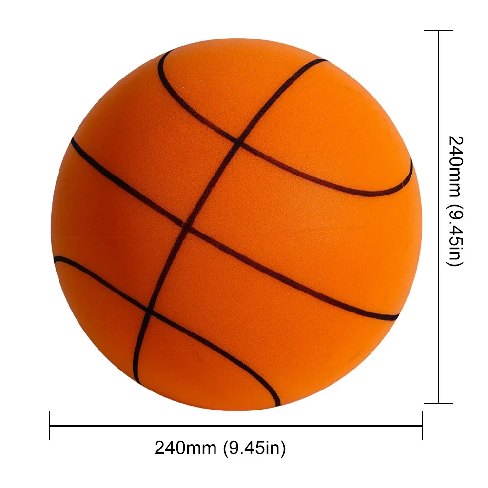 Mute เงียบบาสเกตบอลเส้นผ่านศูนย์กลาง 18/21/24 ซม.ในร่มเงียบข้าม Ball Squeezable เงียบเด็กกีฬาของเล่นเกม Bounce ตะกร้าลูก