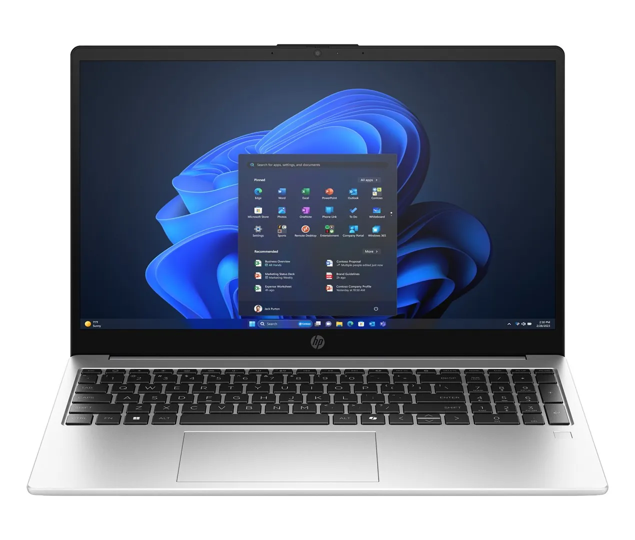 Laptop HP 250 G10 Ultra 5 120U 15.6"FHD SVA 250nits AG 16GB DDR4 SSD512 Iris Xe Graphics Cam720p 41Wh Win11 2Y