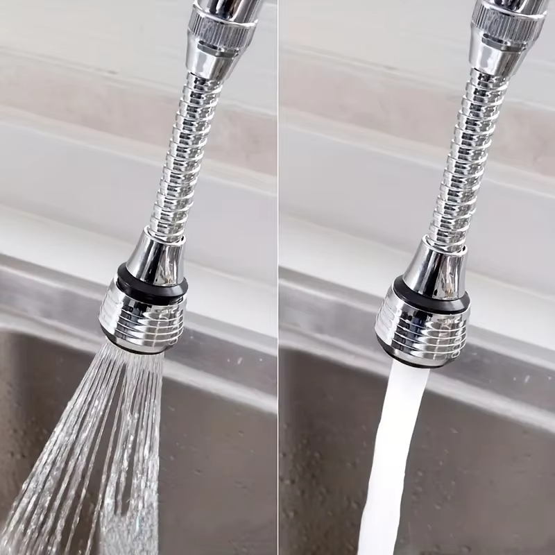 1PC Rubinetto Splash Guard Rubinetto Extender Presa d'acqua domestica Gorgogliatore Rubinetto del bacino Risparmio idrico Rotazione universale Lavaggio