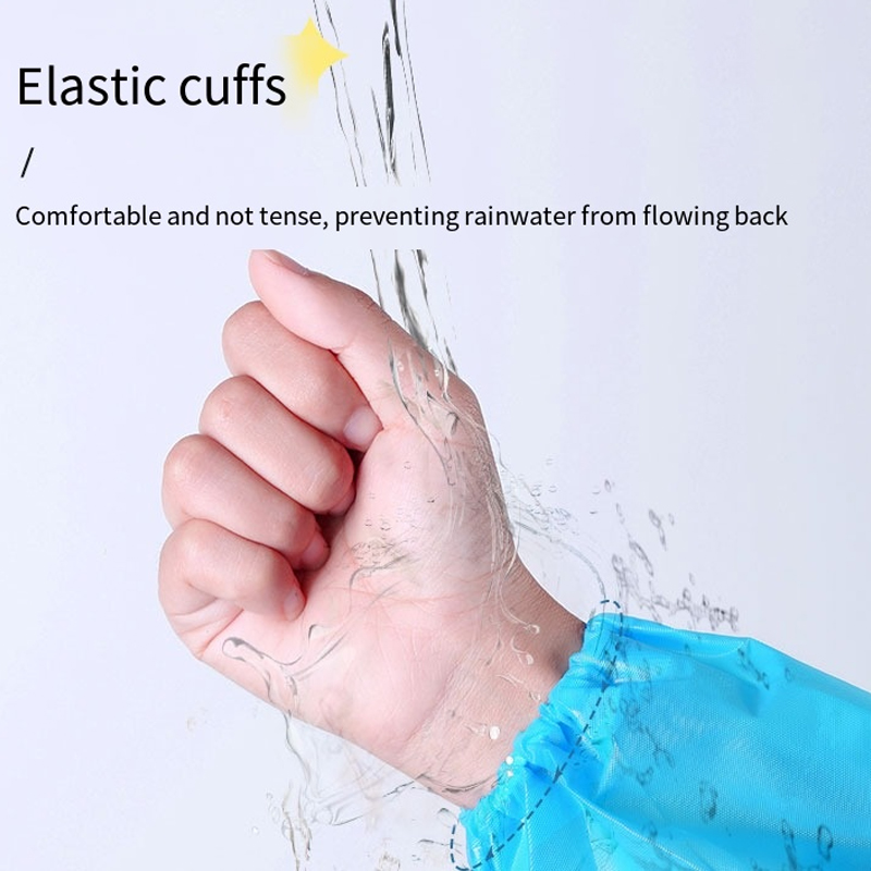 Hoge Kwaliteit 1 Stuks EVA Unisex Regenjas Verdikte Regenjas Vrouwen Waterdichte Mannen Zwart Camping Regenkleding Regen Overschoen Pak