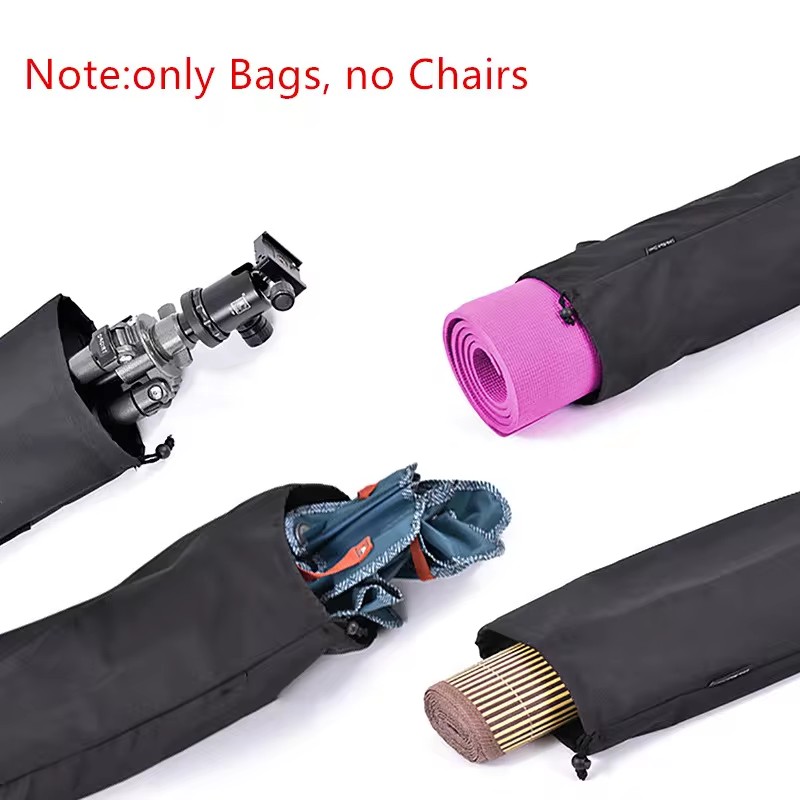 Przenośne torby do przechowywania krzeseł kempingowych, przenośne, wytrzymałe pokrowce zamienne, piknikowe składane torby do przenoszenia, skrzynki, sprzęt outdoorowy, bez krzesła.