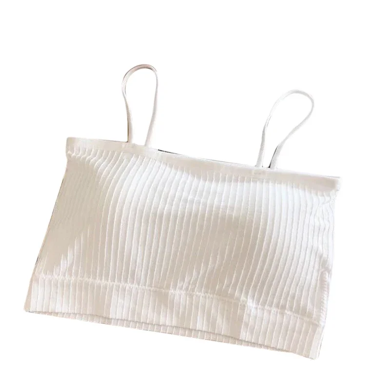 NOVEDAD DE VERANO 20224, sujetadores sexis para mujer, lencería push-up sólida sin costuras con palabra de espagueti, Top de tubo suave para mujer, Bralette, camisetas sin mangas