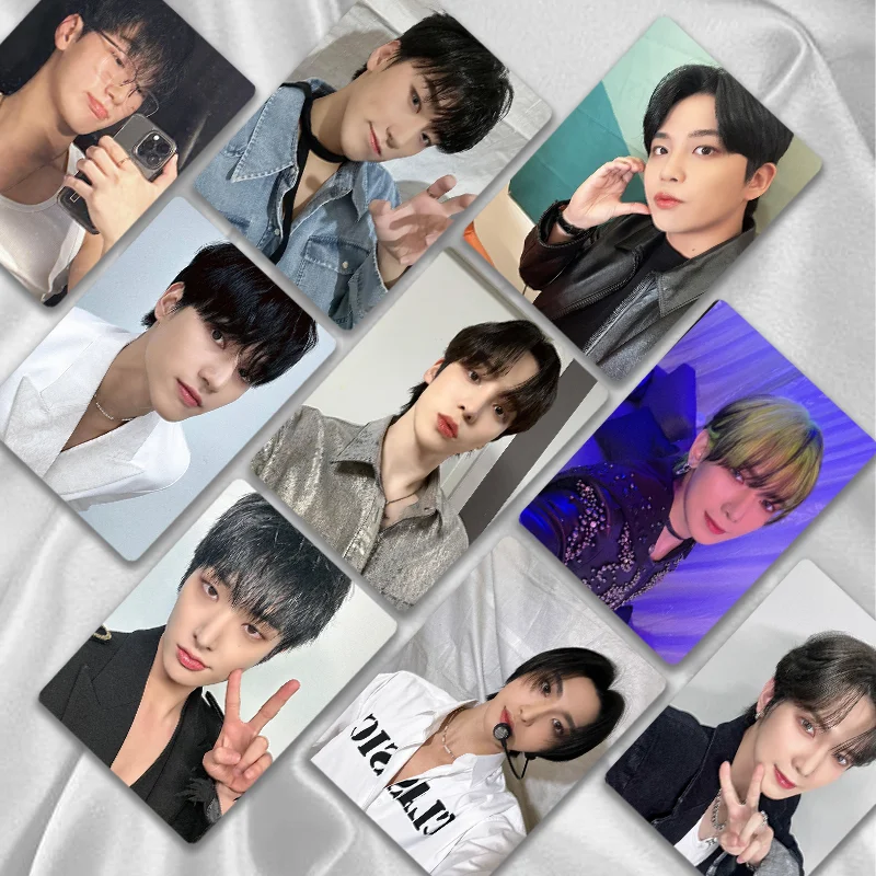 50 unids/set KPOP ATEEZ nuevo álbum tarjeta láser LOMO tarjeta Hongjoong Seonghwa Yunho Yeosang chica colección regalo postal tarjeta fotográfica