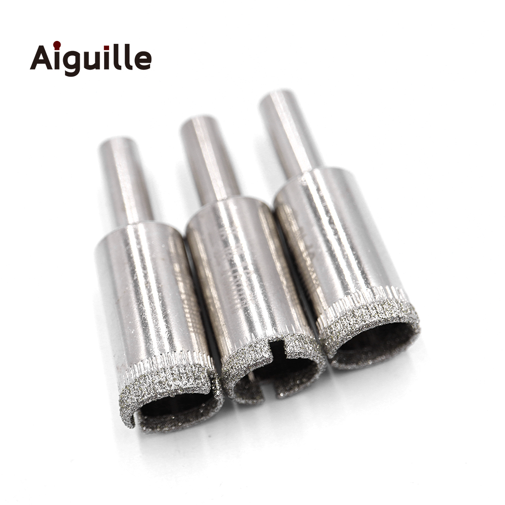 유리 구멍 톱 다이아몬드 그라인딩 비트 3-20mm 다이아몬드 그라인딩 포인트 스톤 옥 세라믹 유리 드릴 홀 커터