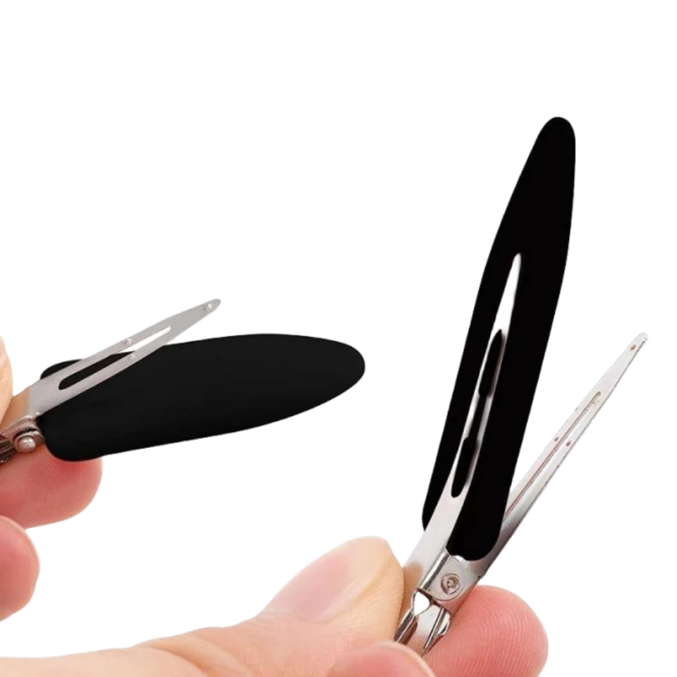 Pinzas para el pelo sin costuras para mujer y niña, pasador con flequillo lateral, accesorios de maquillaje para lavar la cara, horquillas de peinado, 10 unidades por juego