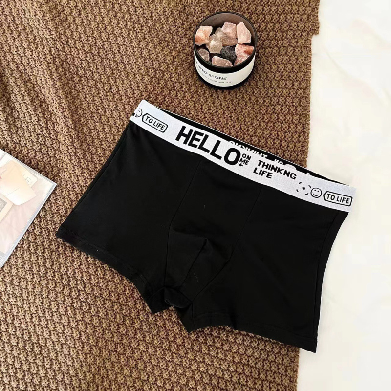 มวยกางเกงขาสั้นบุคลิกภาพนักมวยกีฬานุ่มเซ็กซี่Breathable Menกางเกงผู้ชายกางเกงขนาดใหญ่กางเกงUnderwearsชุดชั้นใน