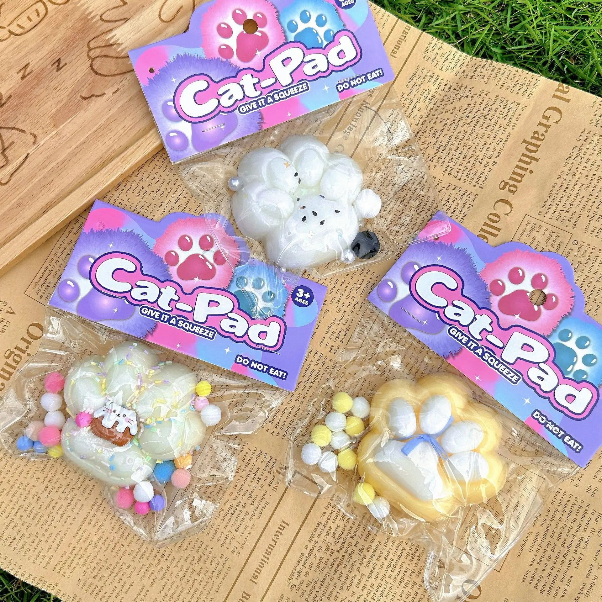 น่ารัก Squishy ตุ๊กตาลูกแมว Antistress เท้า Paws Fidgets ของเล่น Tapa เท้าเด็กผู้หญิงของเล่นเด็กของขวัญ Taba Squishу ผู้ใหญ่ Sensory ของเล่น