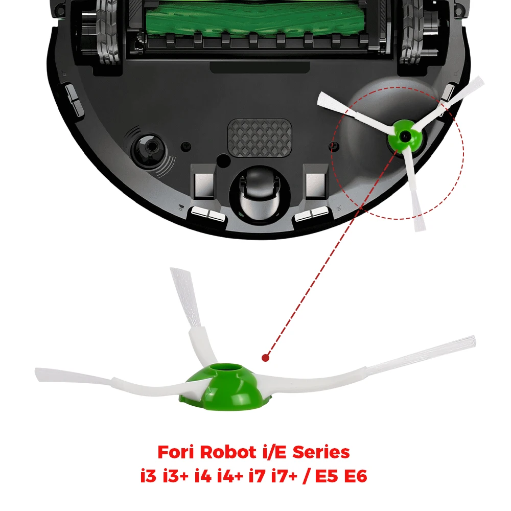 Seitenbürste für iRobot Roomba E I J Serie E5/E6/E7, i1/i1+ /i3, i3+/i4, i4+/i6, i6+ /i7, i7+ /i8, i8+/j7, j7+ Plus Roboterstaubsauger