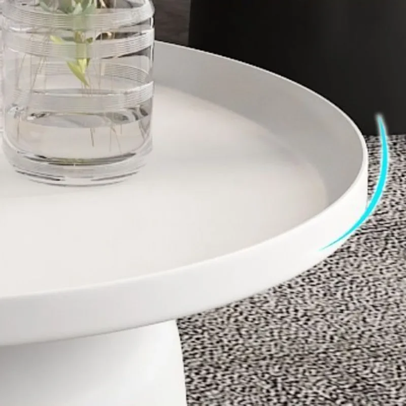 Mesas de centro circulares nórdicas, mesa central moderna para sala de estar, mesa de chá portátil simples para quarto, móveis para casa