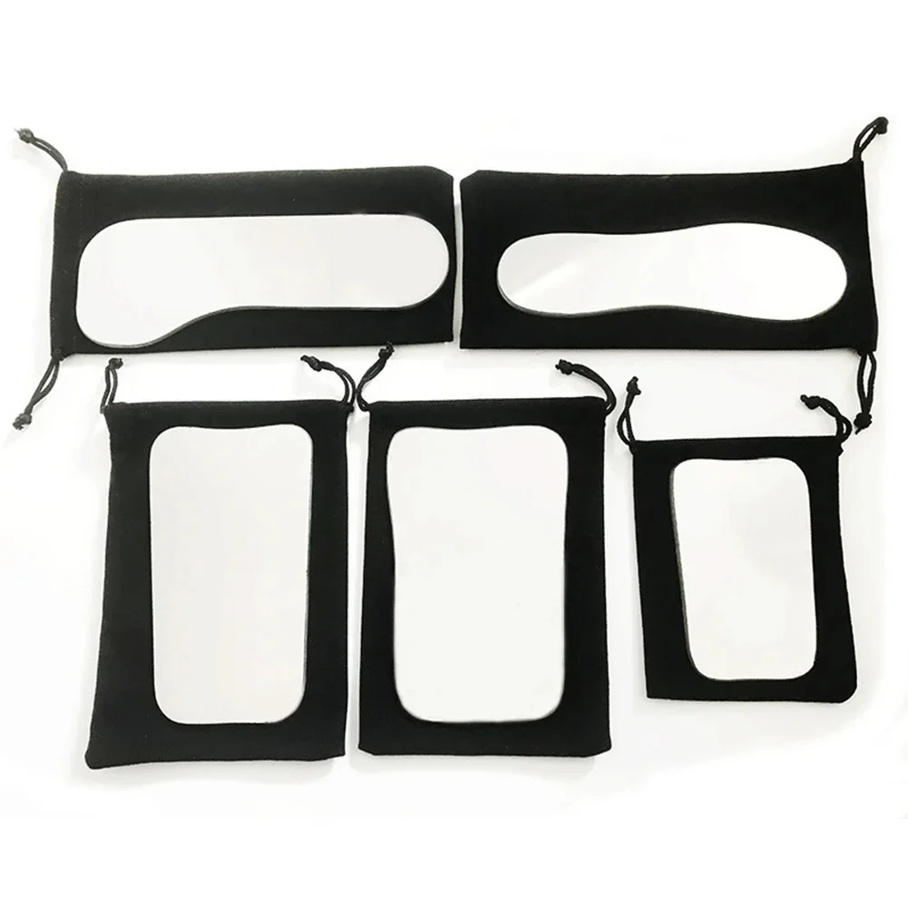 5 pçs espelho ortodôntico dental dupla face ferramentas de fotografia de vidro material de vidro refletor de odontologia espelho intra oral