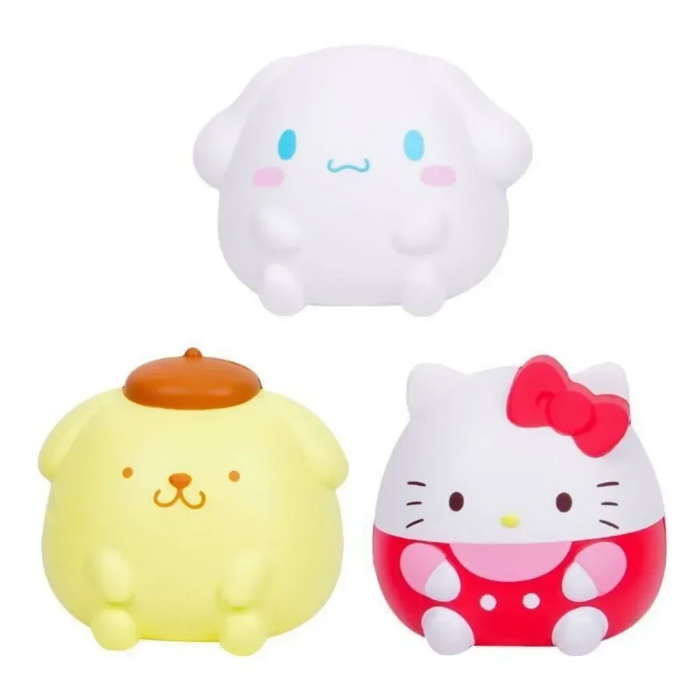 Sanrio Kawaii Melodie Decompressie Kuromi Cinnamoroll Stress Squishy Anime Cartoon kinderen Hand Pinch Speelgoed Healing Gift