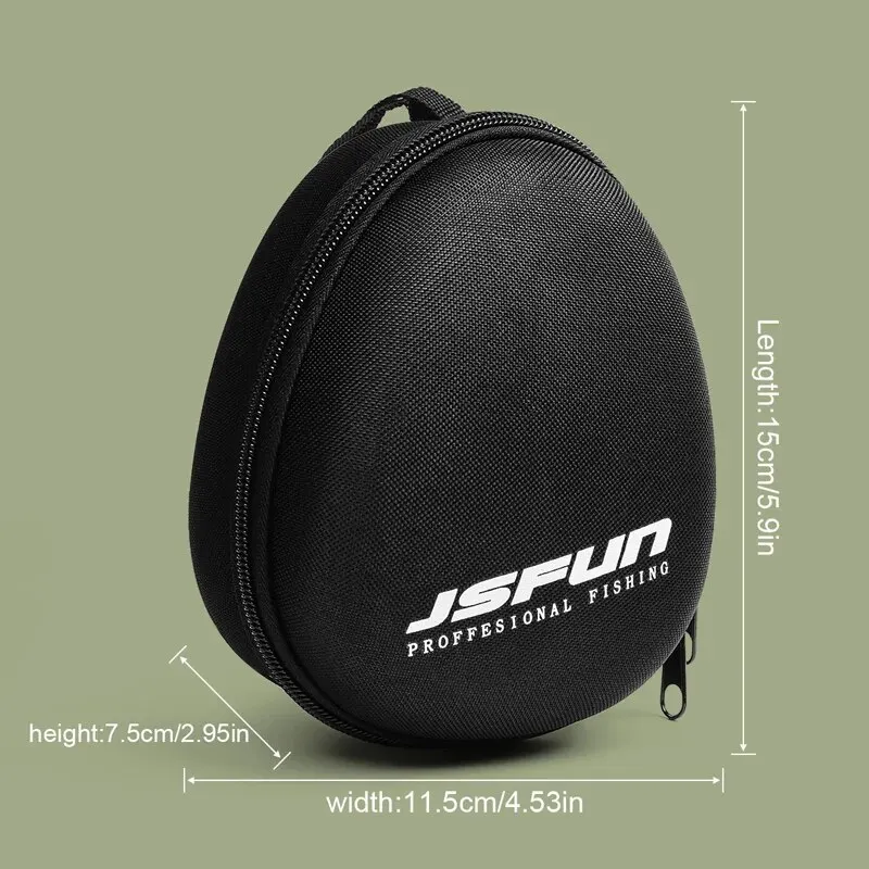 Portable EVA Fishing Reel Bag Protective Case Cover For Drum/Spinning/Raft Reel Fishing Pouch Bag Fishing Accessories