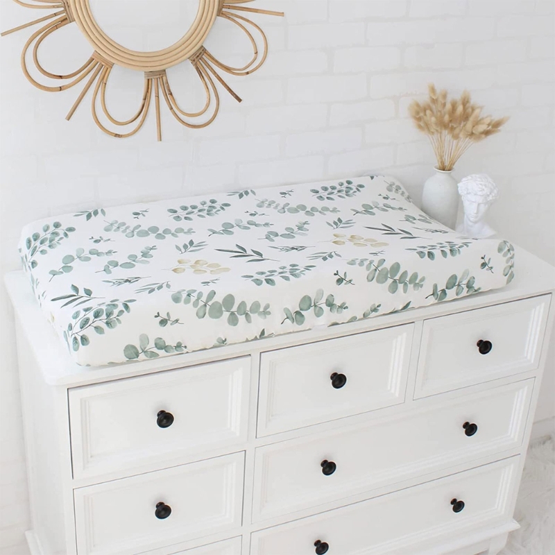 Bambus Wickel unterlage Liner Soft Wickel unterlage Abdeckung Wiege Blatt Wickel unterlage Abdeckung