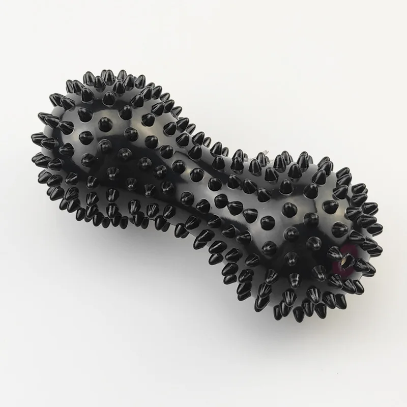 Bola de massagem espetada dura bola de massagem espetada conjunto de rolo profissional terapia física bolas de massagem para gatilho de liberação miofascial