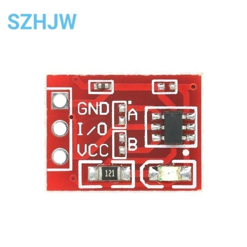 10/20/40/50/100PCS TTP223 Touch Button Module Capacitor Type Single Channel Self Locking Touch Switch Sensor