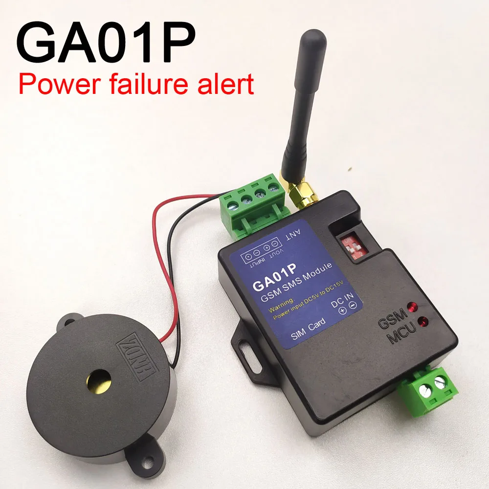 New GA01P mini Smart GSM Alarm Systems SMS Alarms Security System feature with power failure alarm