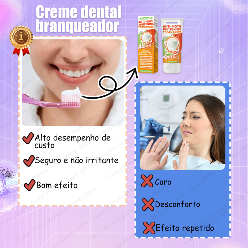 Taxa de compensação de 98%, você pode ter dentes saudáveis sem limpeza dos dentes, recomendado por dentistas