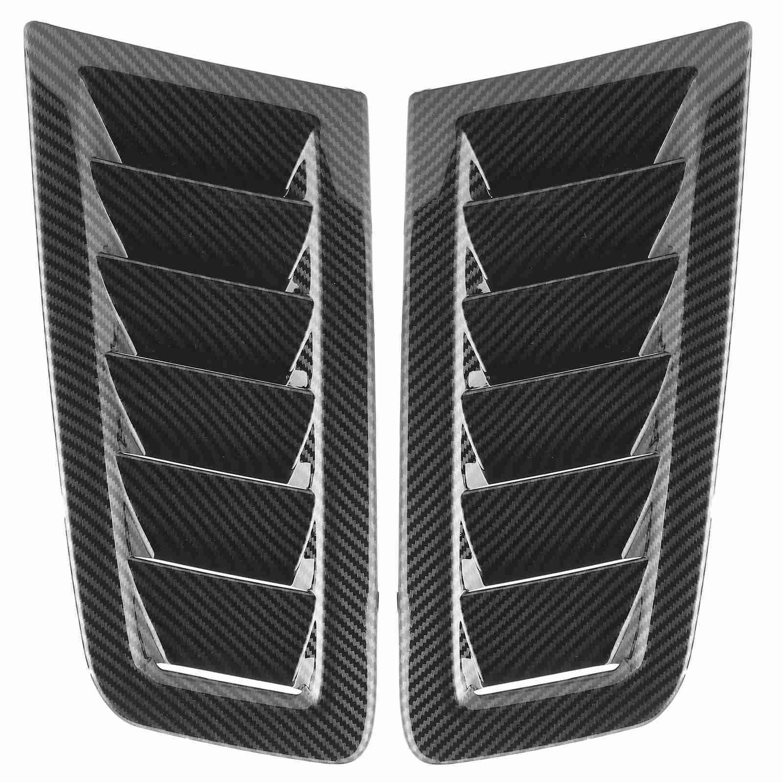 2 個ユニバーサルボンネットエアベントエンジンフード車の外装部品フォーカス RS MK2 スタイル車のフロントベントフードベント