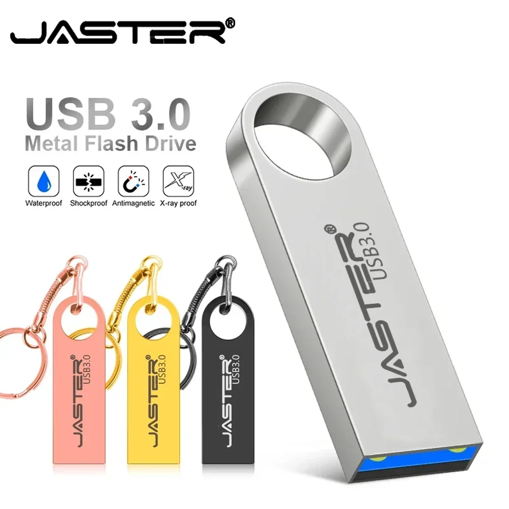 JASTER Metall USB 3,0 Flash-Laufwerk 128 ГБ 64 ГБ 32 ГБ флэш-диск Neuankömmling Pen drive 16 ГБ 8 ГБ USB-Flash-USB-Disk Memory Stick