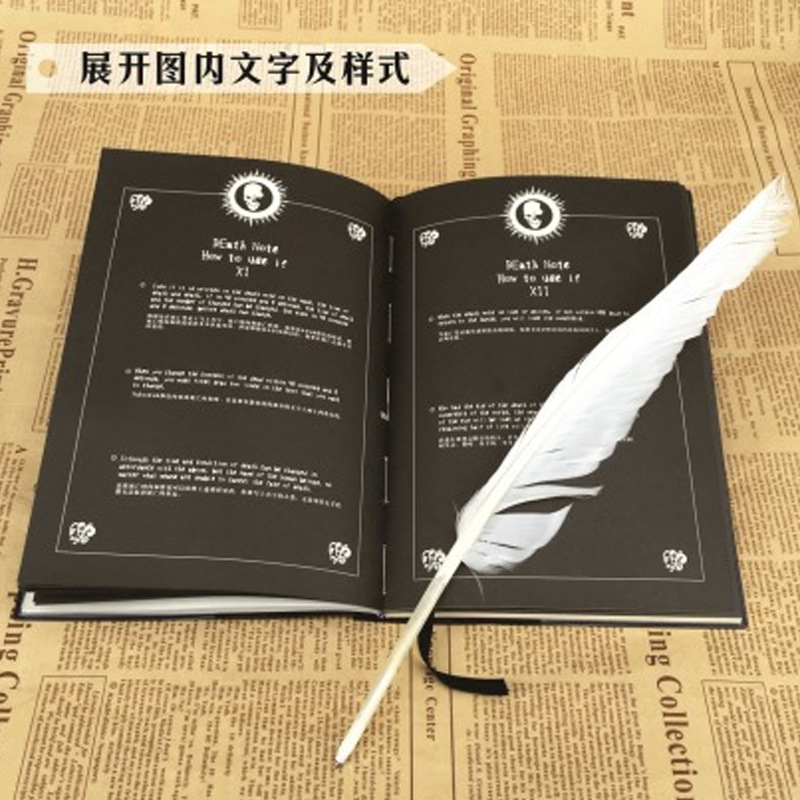 Anime Death Note Notebook Set Lederen Journal Verzamelbare Death Note Notebook School Grote Anime Thema Schrijven Journal