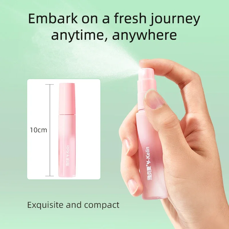 Nuevo Ambientador con sabor a melocotón Litchi en aerosol fresco Oral de 20ml, desodorante portátil con fragancia persistente para mujer,