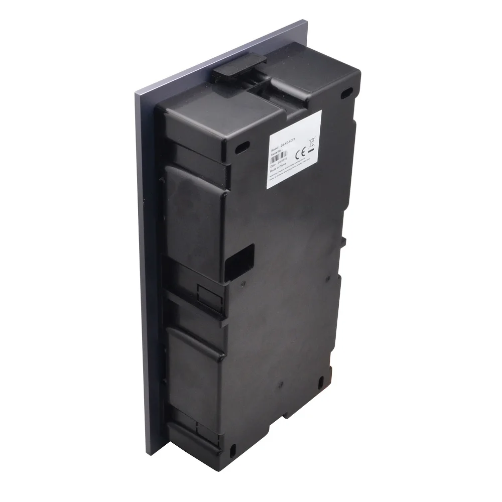 Campainha original Hikvision, DS-KD8003-IME1 (B), campainha multilíngue 802.3af POE Villa IP Module, desbloqueio de código de teclado com senha