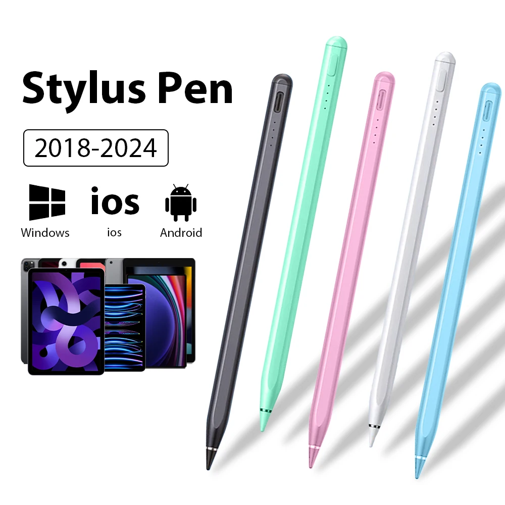 Универсальный актизивный стилус для Android IOS iPad 9th 10th MINI 6 7 Tablet Touch Pencil Drawing для Huawei Lenovo P12 M10 Y700
