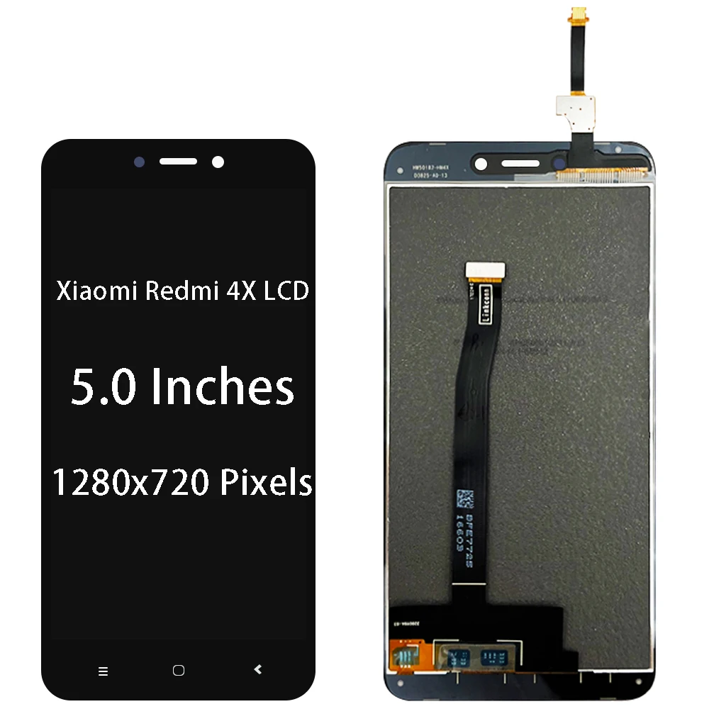 Mới 5.0 "Nguyên Bản Màn Hình LCD Cho Xiaomi Redmi 4X Màn Hình Bộ Số Hóa Cảm Ứng Có Khung Cho Redmi 4x Thay Thế các Bộ Phận