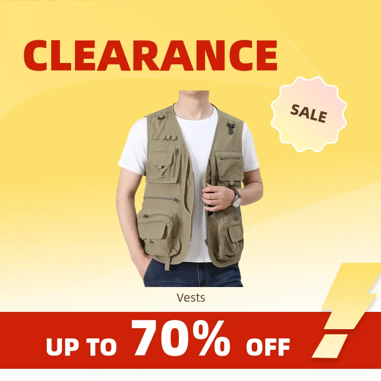 Clearance_14 bolsillos, novedad de verano, chaleco táctico de EE. UU. para senderismo y pesca, chaleco de fotógrafo para hombre, chaqueta sin mangas de carga de malla también