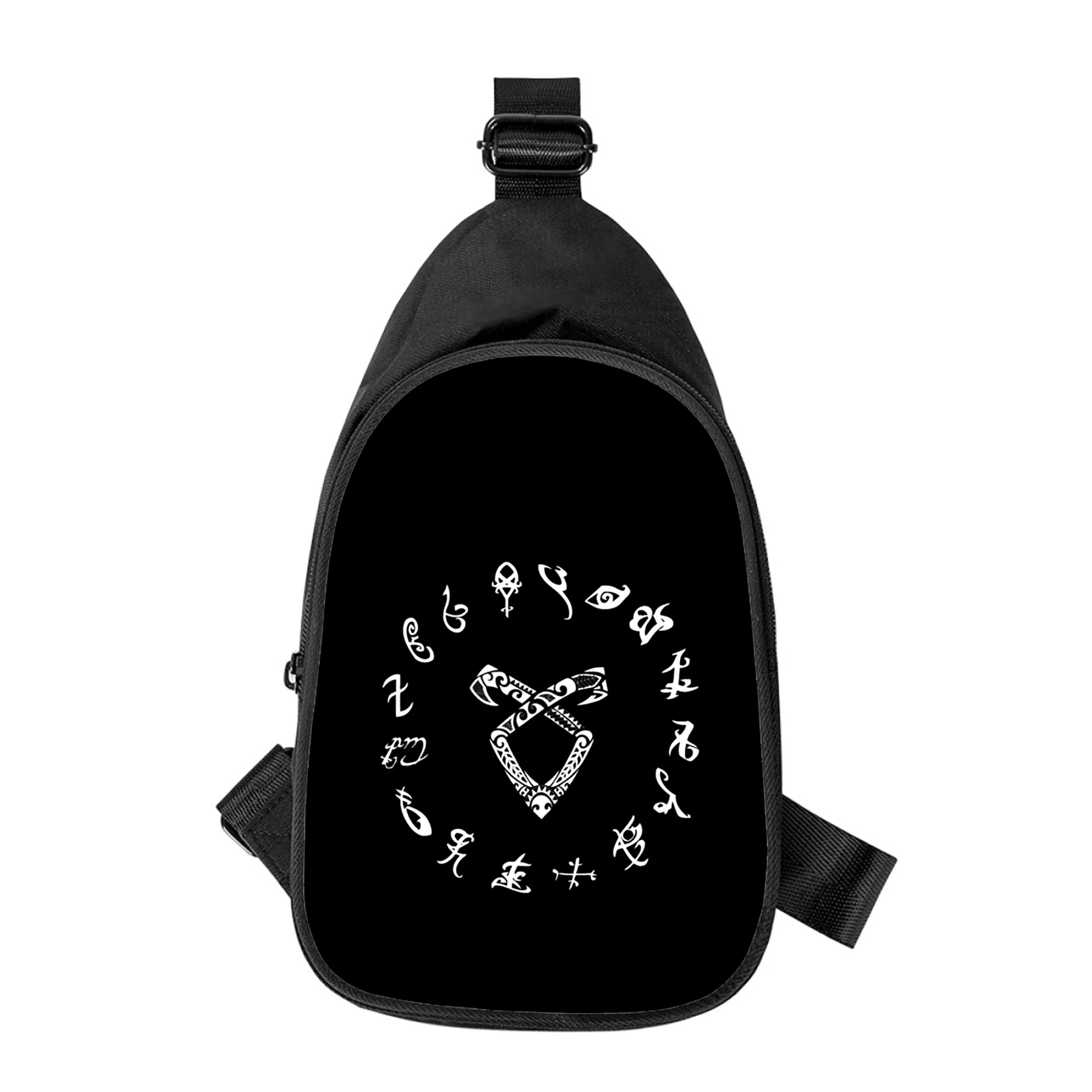 Shadow hunters 3D-Druck neue Männer Kreuz Brusttasche diagonal Frauen Umhängetasche Ehemann Schule Hüft tasche männliche Brust packung