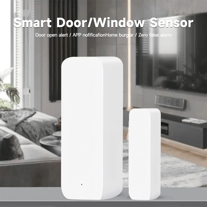 Tuya WiFi ZigBee Door Window Security-Protection Door Open / Closed Sensor Smart Life Detector Control Via Alexa Google Home