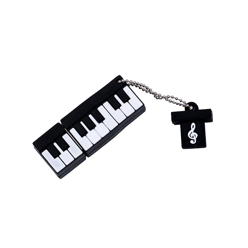 JASTER-Electronic Keyboar USB Flash Drive, Presentes Criativos para Crianças, Memory Stick, Caneta de Capacidade Real, Chian Livre, 64GB
