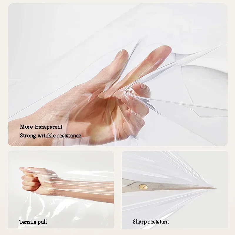 Nuevo estilo de tela plástica de sellado de película cálida y resistente al viento para ventana de invierno, cortinas a prueba de viento de invierno, aislamiento frío y anticongelante